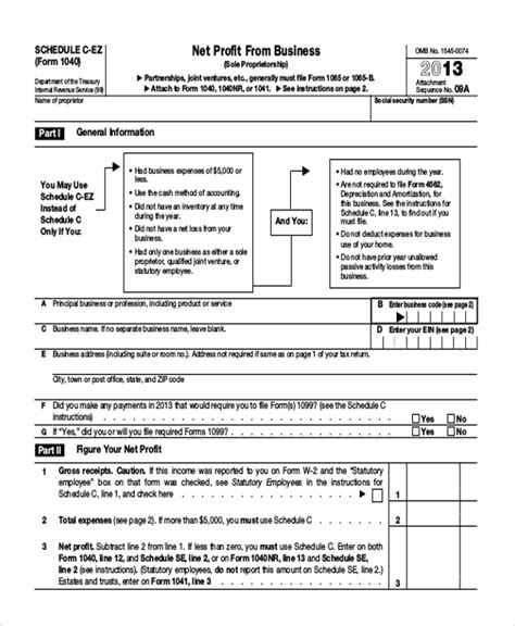 Schedule C Form: Easy Link To Tax Savings