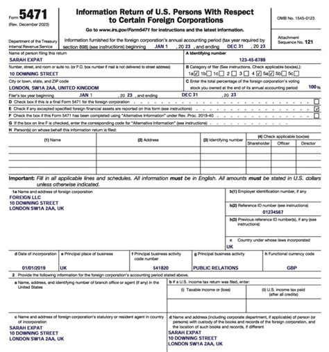 Schedule Q Form 5471: A Guide To Filing Requirements