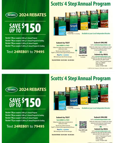 Scotts Rebate Form: Easy Savings On Lawn Care Products