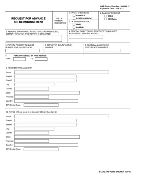 Sf 270 Form: What You Need To Know About It