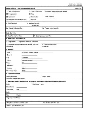 Sf-424a Form Fillable: Easy Application Submission Guide