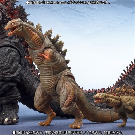 Shin Godzilla Monsterarts 2nd And 3rd Form Unveiled