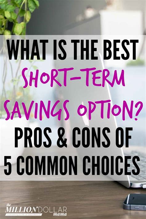 Short Term Savings Options For A Rainy Night