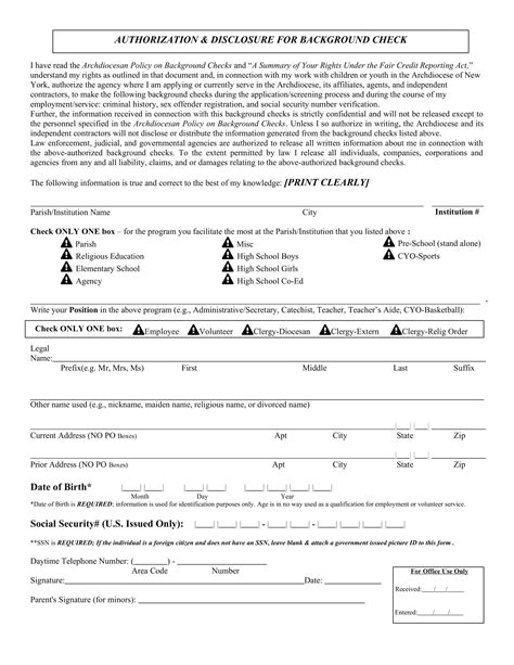 Shrm Background Check Authorization Form Guide