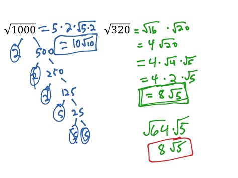 Simplify Radical Form Of 72