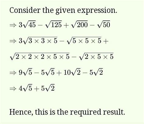 Simplify √125 In 5 Easy Steps