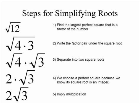 Simplifying Square Root Of 50 To Simplest Radical Form