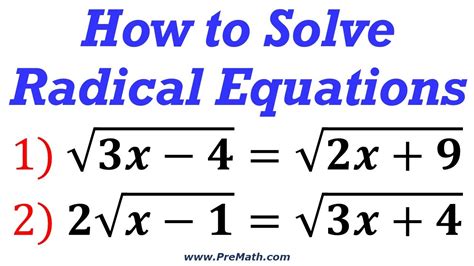 Solve Radicals In Seconds: 5 Easy Steps