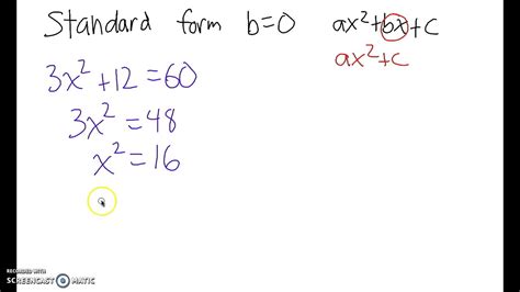 Solving Standard Form Quadratic Equations Made Easy