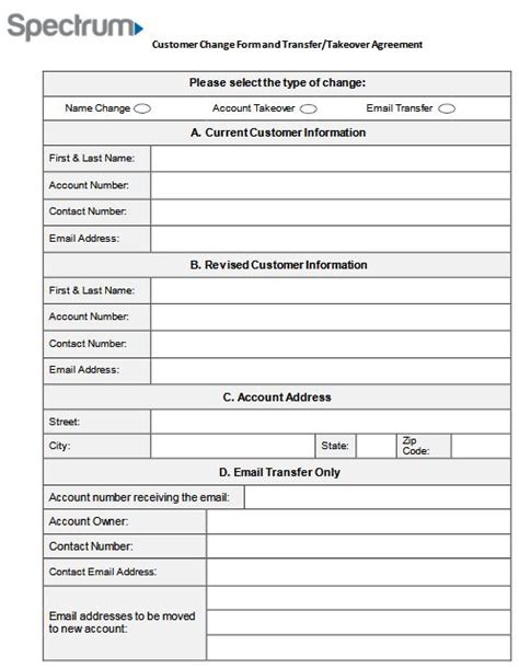 Spectrum Account Takeover Form: A Step-By-Step Guide