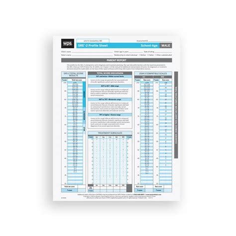 Srs 2 Autoscore Form: Simplifying Scoring For Clinicians