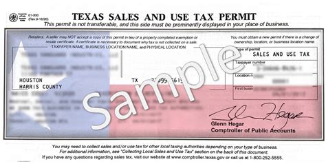 Ss 5 Form Texas: Filing For Texas Sales Tax Permit