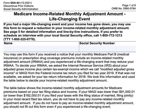 Ssa 44 Form: A Step-By-Step Guide To Filing Success