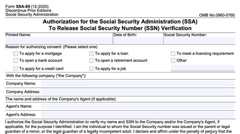 Ssa-89 Form: What Is It And How To Use