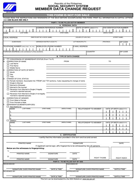 Sss E4 Form: A Guide To Employee Data Collection