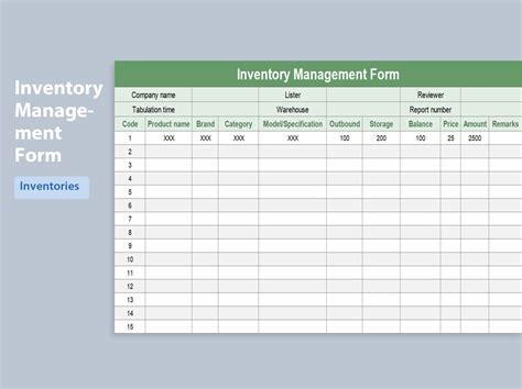 Streamline Your Warehouse With Synthes Inventory Control Form