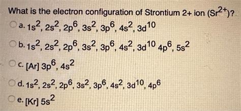 Strontium Electron Configuration: 4 Simple Steps To Master