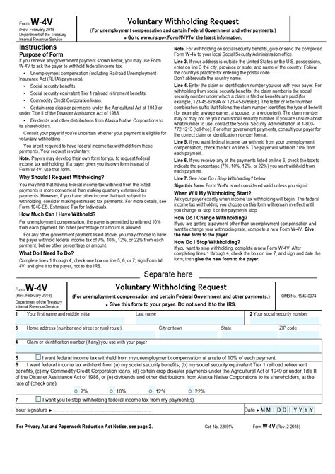 Submit Form W-4v Online: 3 Easy Steps