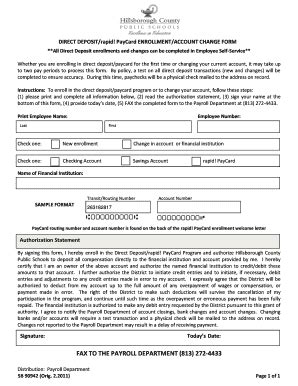 Suncoast Direct Deposit Form: Easy Payment Setup Guide