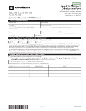 Td Ameritrade Rmd Form: A Simple Guide