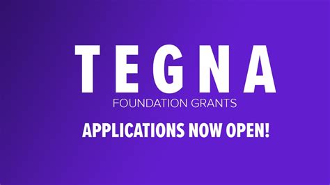 Tegna Foundation Grant Application Form: Apply Now For Funding