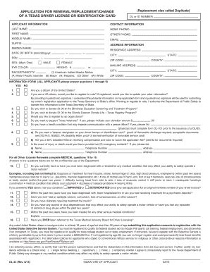 Texas Dl-43 Form: A Guide To Reinstating Your License