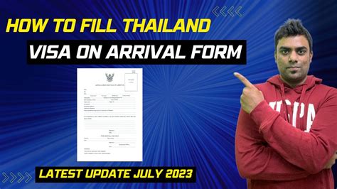 Thailand Arrival Visa Form: 5 Easy Steps