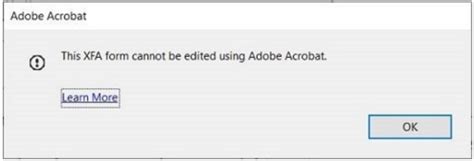This Xfa Form Cannot Be Edited: Solutions And Fixes