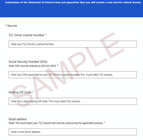 Tlc Statement Of Interest Form: A Step-By-Step Guide