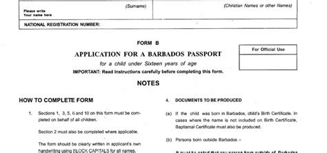 Top 5 Immigration Forms For Barbados