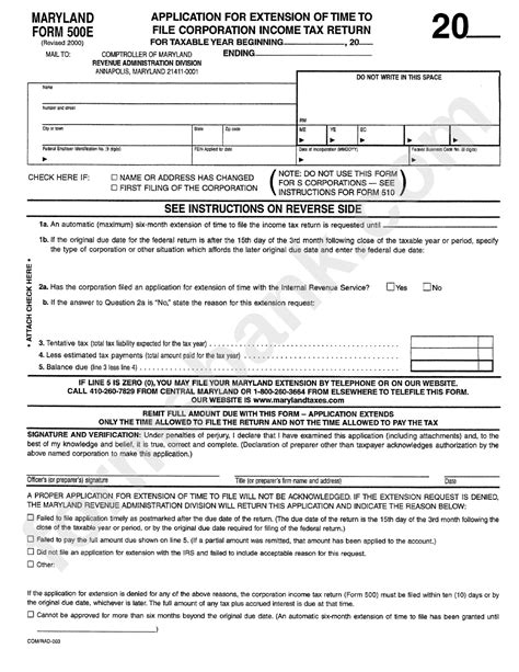 Top 5 Md Extension Form Filing Tips