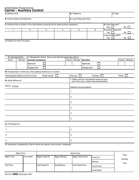 Top 5 Uses Of Ps Form 3996 Explained