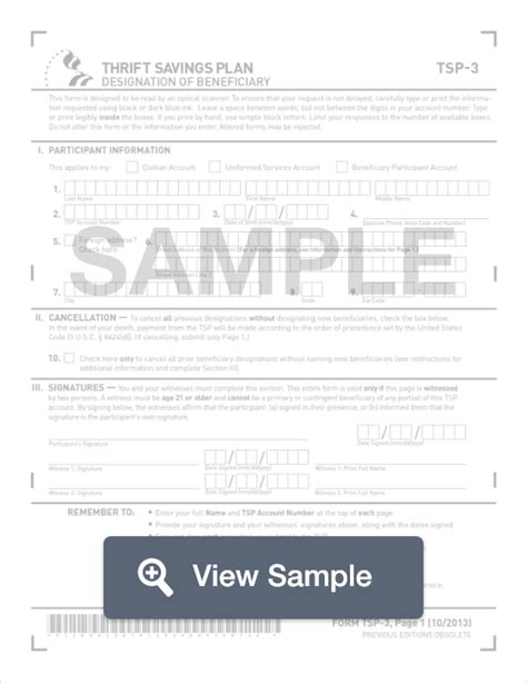 Tsp 3 Fillable Form: Easy Retirement Planning At Your Fingertips