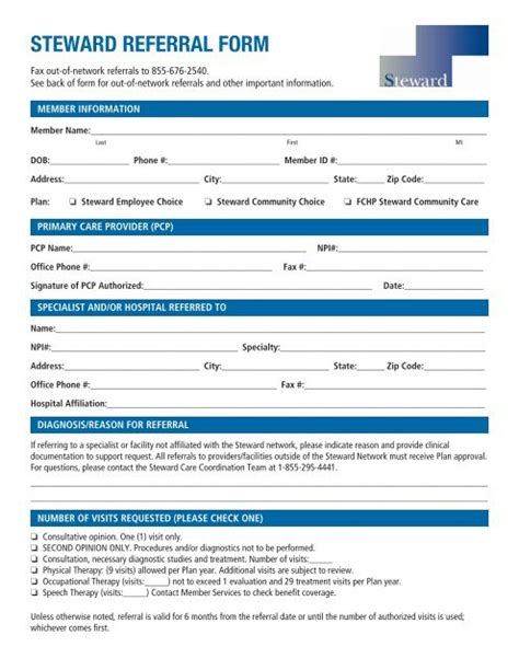 Tufts Referral Form: Easy Access To Quality Care