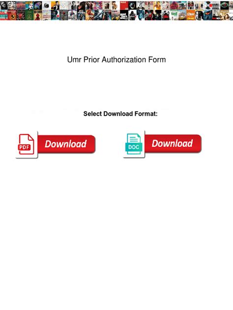 Umr Prior Auth Form: Simplifying The Approval Process