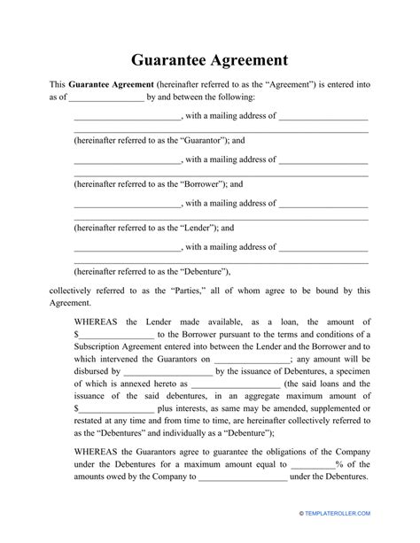 Understand Slb Guarantee Agreement Form In 5 Easy Steps