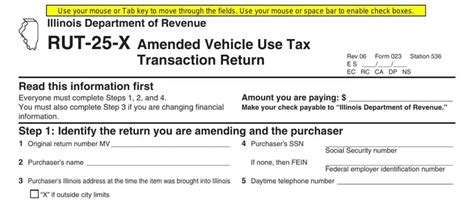 Understanding And Filing The Rut 25 Form Correctly