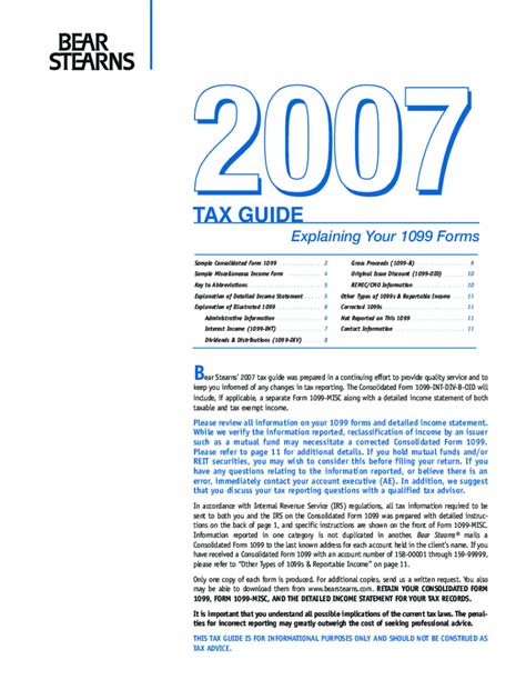 Understanding Consolidated Form 1099 Made Easy