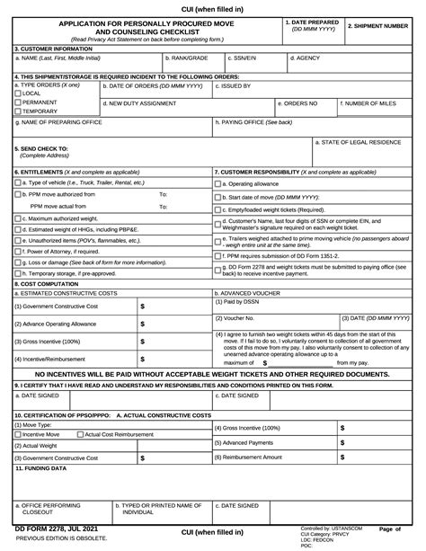 Understanding Dd Form 2278: A Step-By-Step Guide