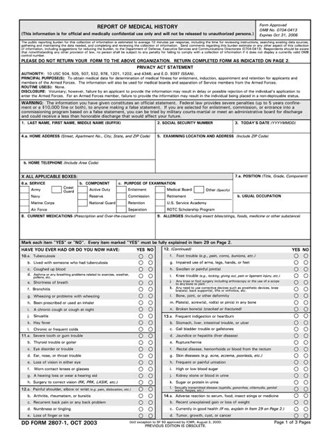 Understanding Dd Form 2807-1 In 5 Easy Steps