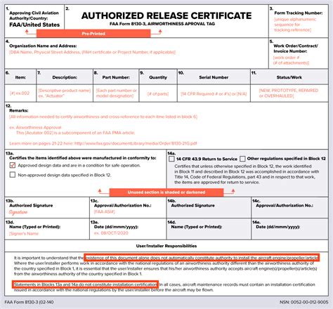 Understanding Faa Form 8130-3 In 5 Easy Steps