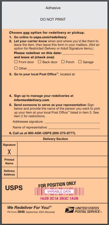 Understanding Form 3849 For Usps Claims And Indemnity