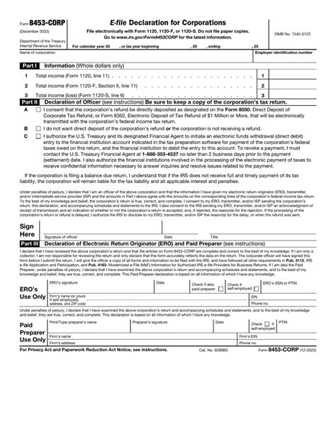 Understanding Form 8453-S: E-File Signature Authorization