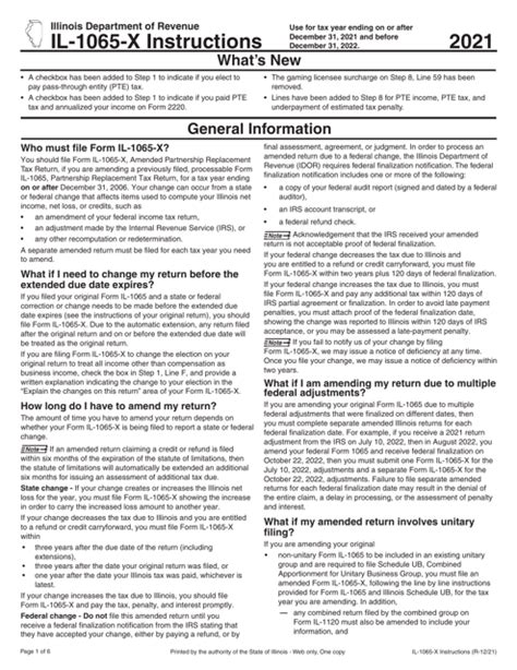 Understanding Form Il 1065: Partnership Tax Return