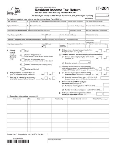 Understanding Form It-201: A Beginners Guide