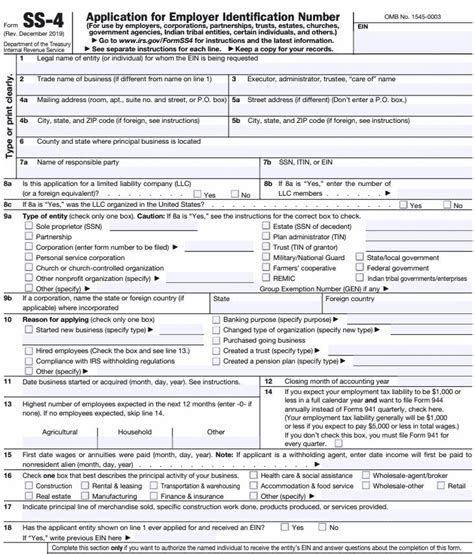 Understanding Ss Form 44: Application For Employer Identification