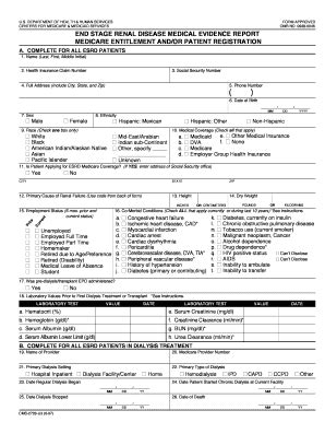 Understanding The 2728 Form For Dialysis Patients