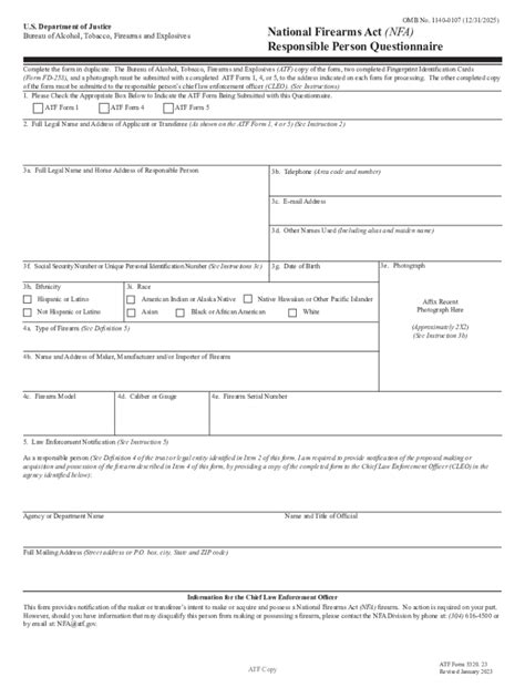 Understanding The 5320.23 Form For Your Business Needs