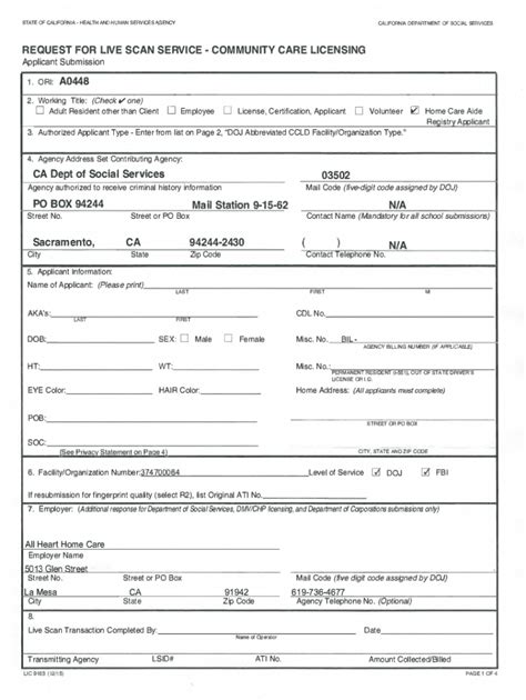 Understanding The A0448 Live Scan Form In 5 Easy Steps