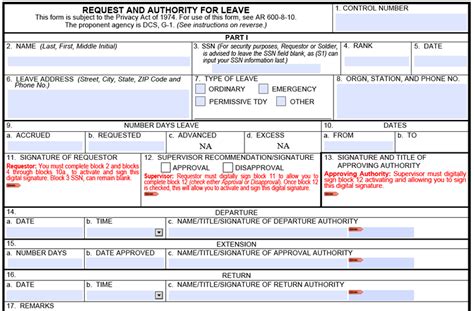 Understanding The Army Form Da 31: A Soldiers Guide